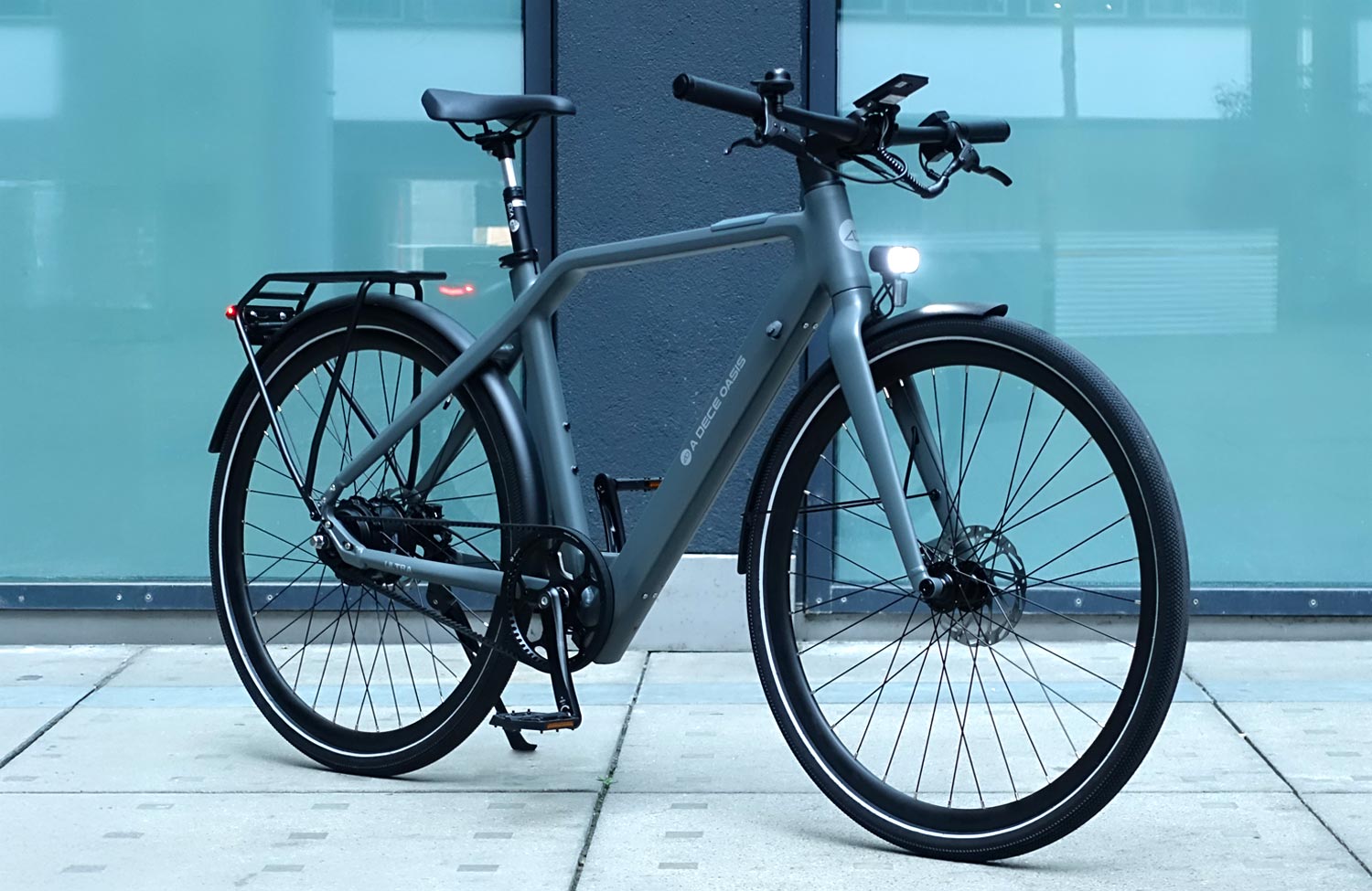 Modern technology for small money: our review of the ADO Air 30 Ultra with innovative automatic transmission 1 ADO Air 30 Ultra Test Review Urban E Bike Front