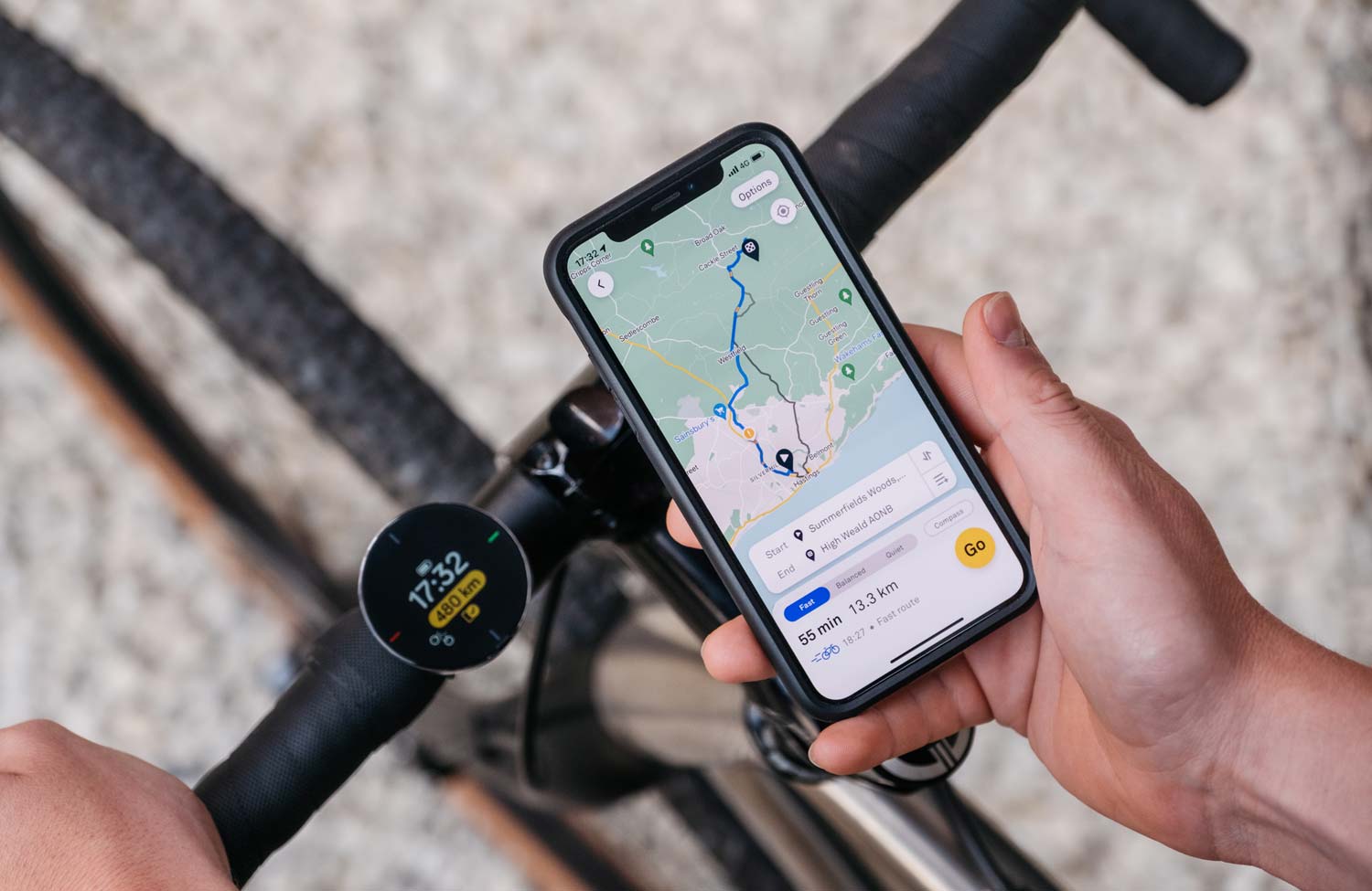 Beeline Velo 2: Fahrrad-Navigation speziell für urbane Fahrten 2 Beeline Velo 2 Fahrrad Navigation App