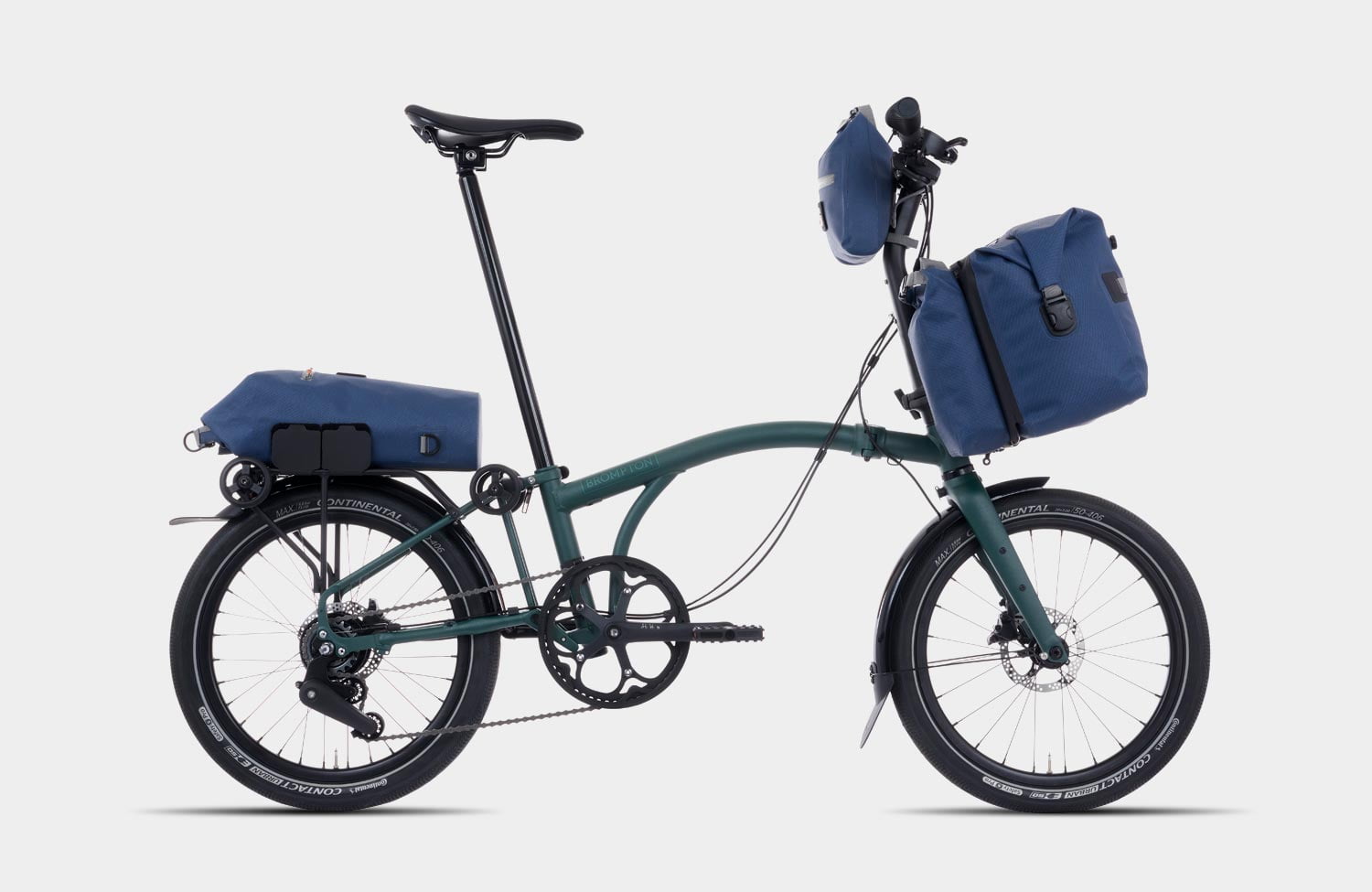 Das universellste Brompton? Neue G-Line mit größerem Rahmen und Allroad-Bereifung 5 Brompton G Line Green