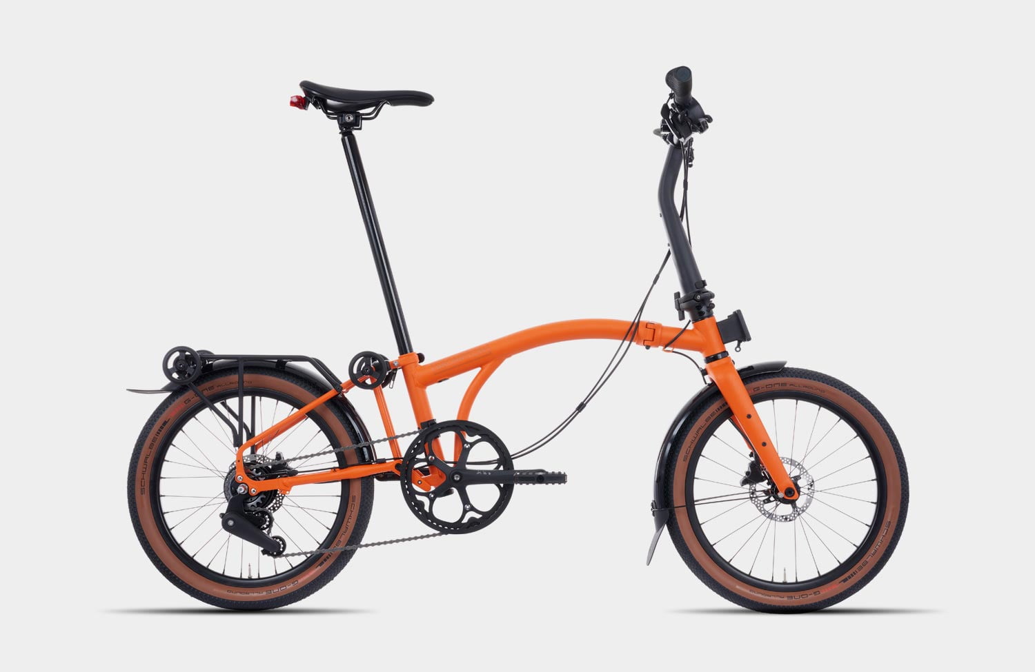 Das universellste Brompton? Neue G-Line mit größerem Rahmen und Allroad-Bereifung 4 Brompton G Line Orange
