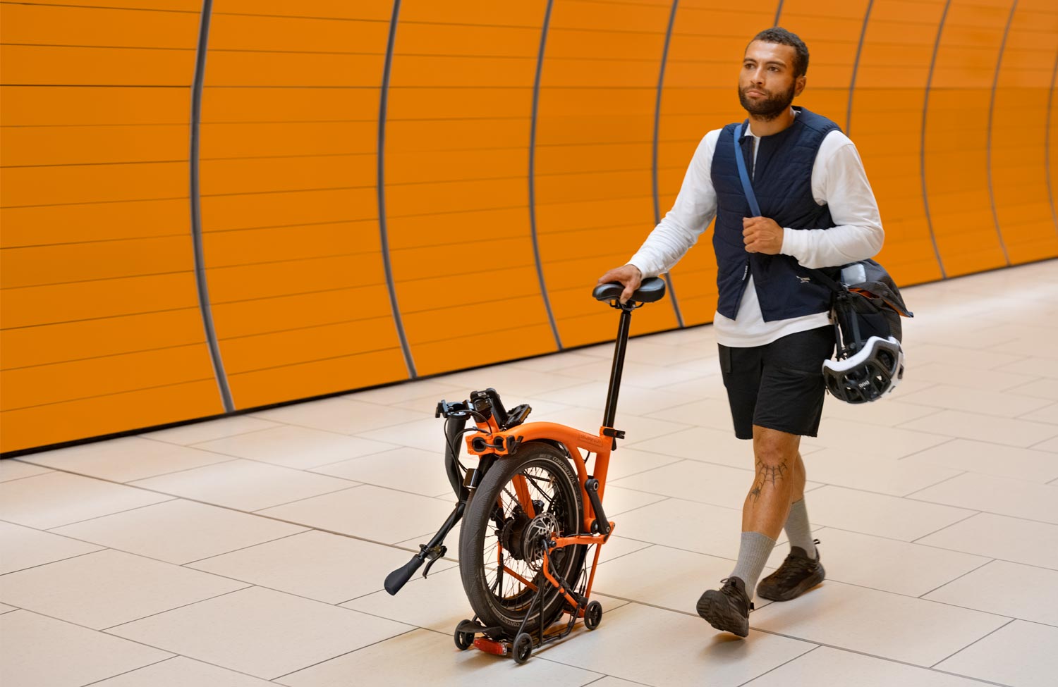 Das universellste Brompton? Neue G-Line mit größerem Rahmen und Allroad-Bereifung 1 Brompton G Line Transport