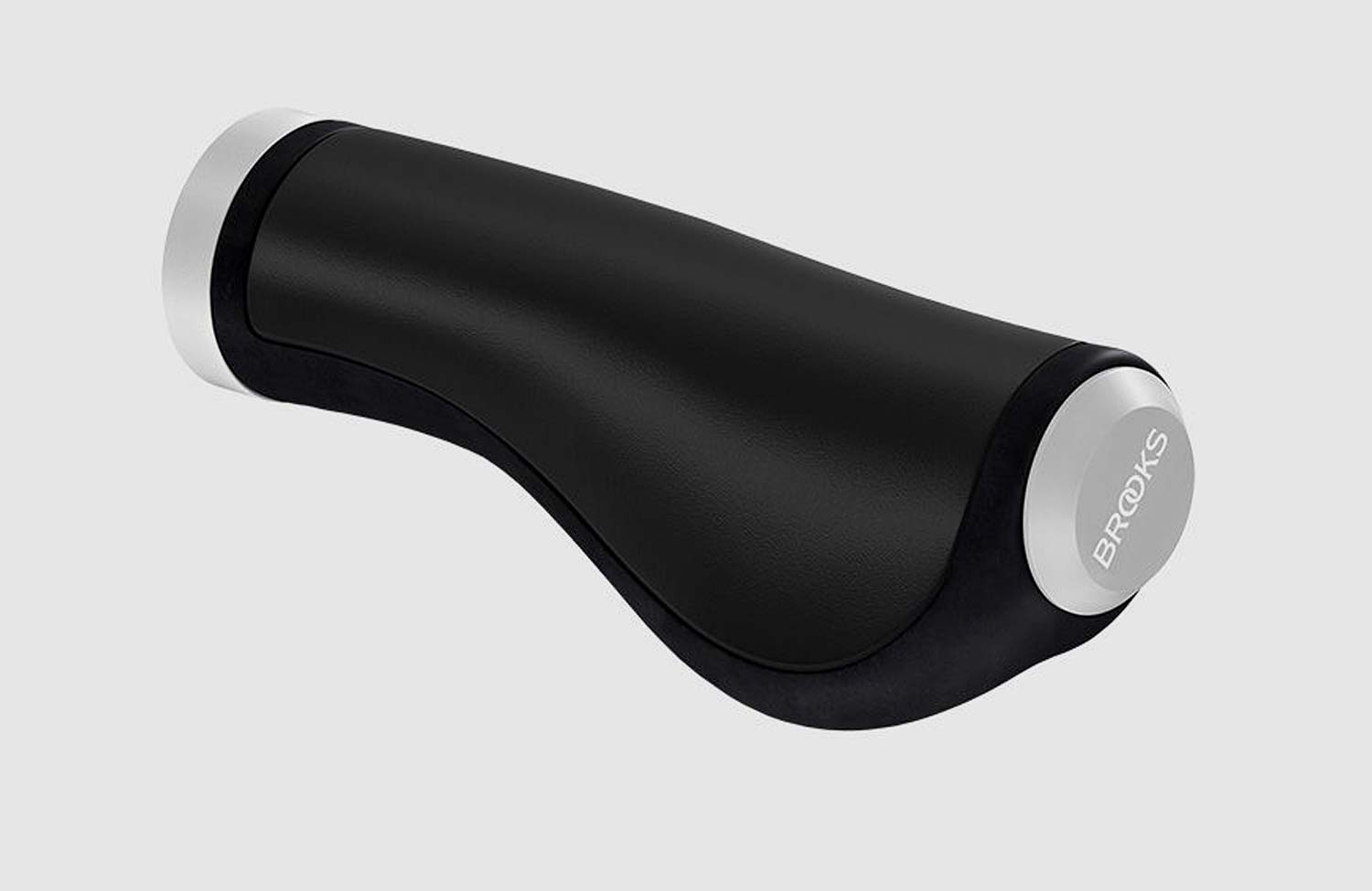 Klassische Ledergriffe für bequemes Handling: die neuen Ergo-Griffe von Brooks 2 Brooks Ergonomic Leather Grips Black