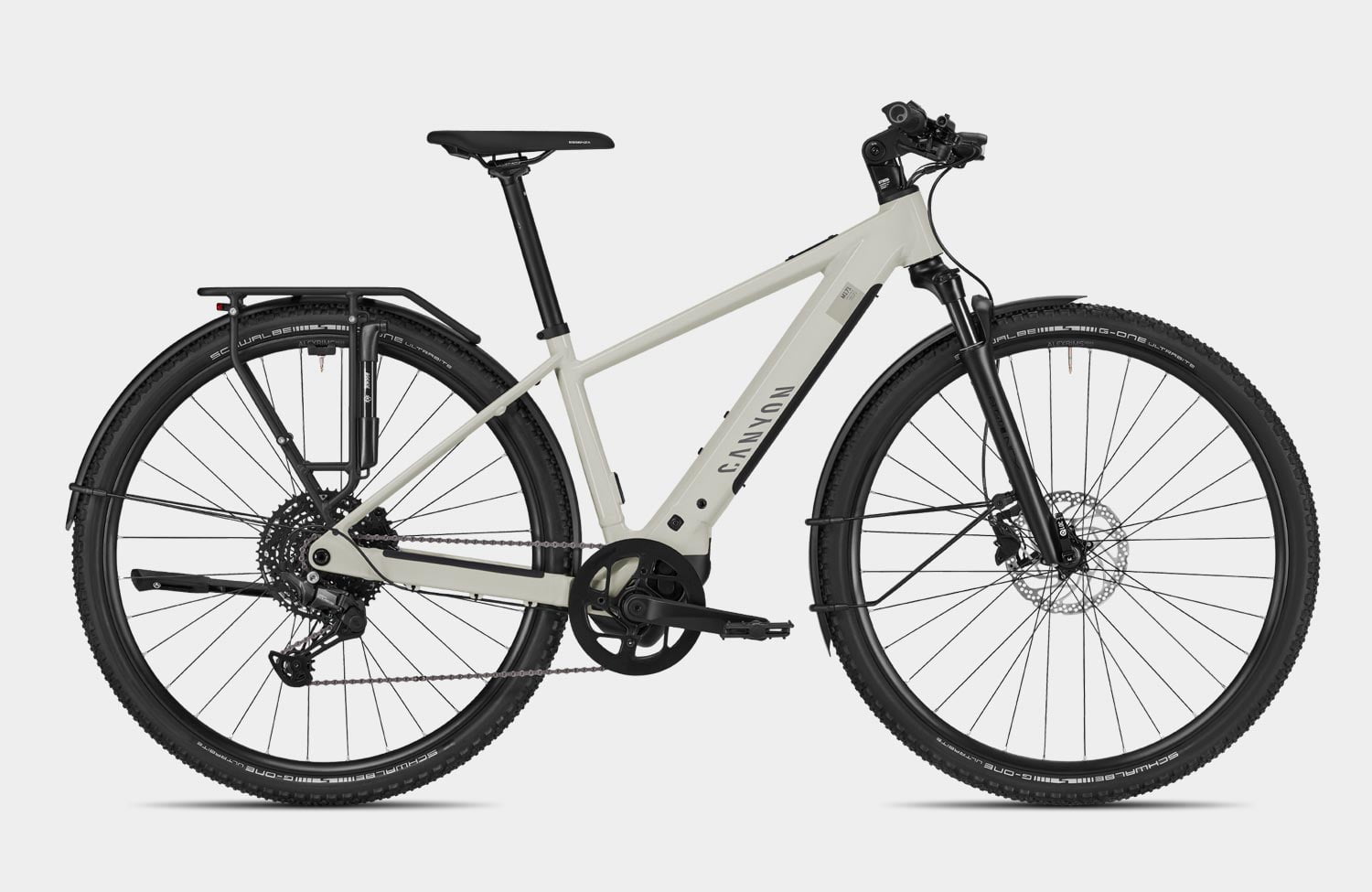 Allround-Bikes von super leicht bis super erschwinglich: Canyon Pathlite:ON SL mit Boschs neuem SX-Motor 2 Canyon Pathlite ON SL 4 Mid Step Chalk