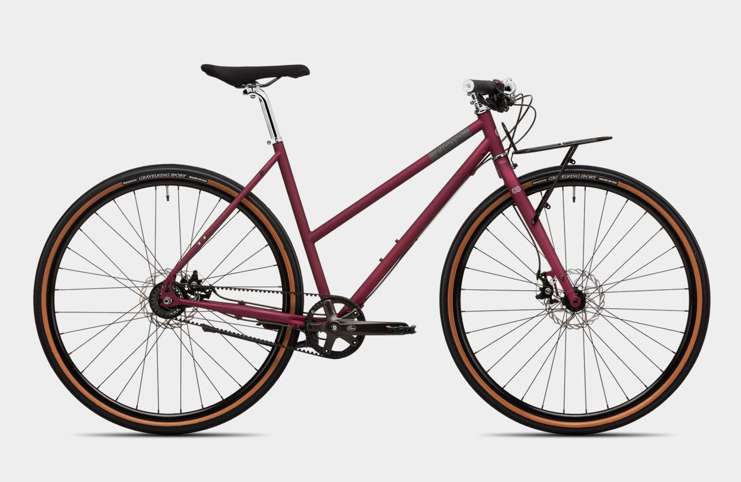 Creme Ristretto Roadster: Sportliches Urban Bike mit Nabenschaltung, Zahnriemen und klassischem Look 4 Creme Cycles Ristretto Roadster Trapez Red Alfine Gates 2023
