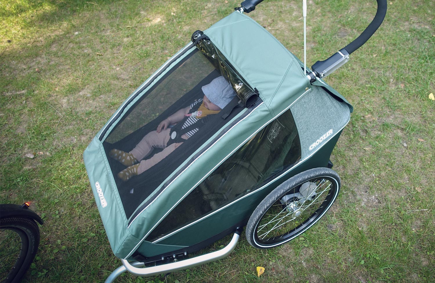 Die erste Saison mit Kinder-Fahrradanhänger: der Croozer Kid Vaaya im Test 1 Croozer Kid Vaaya 2 Test Review Design