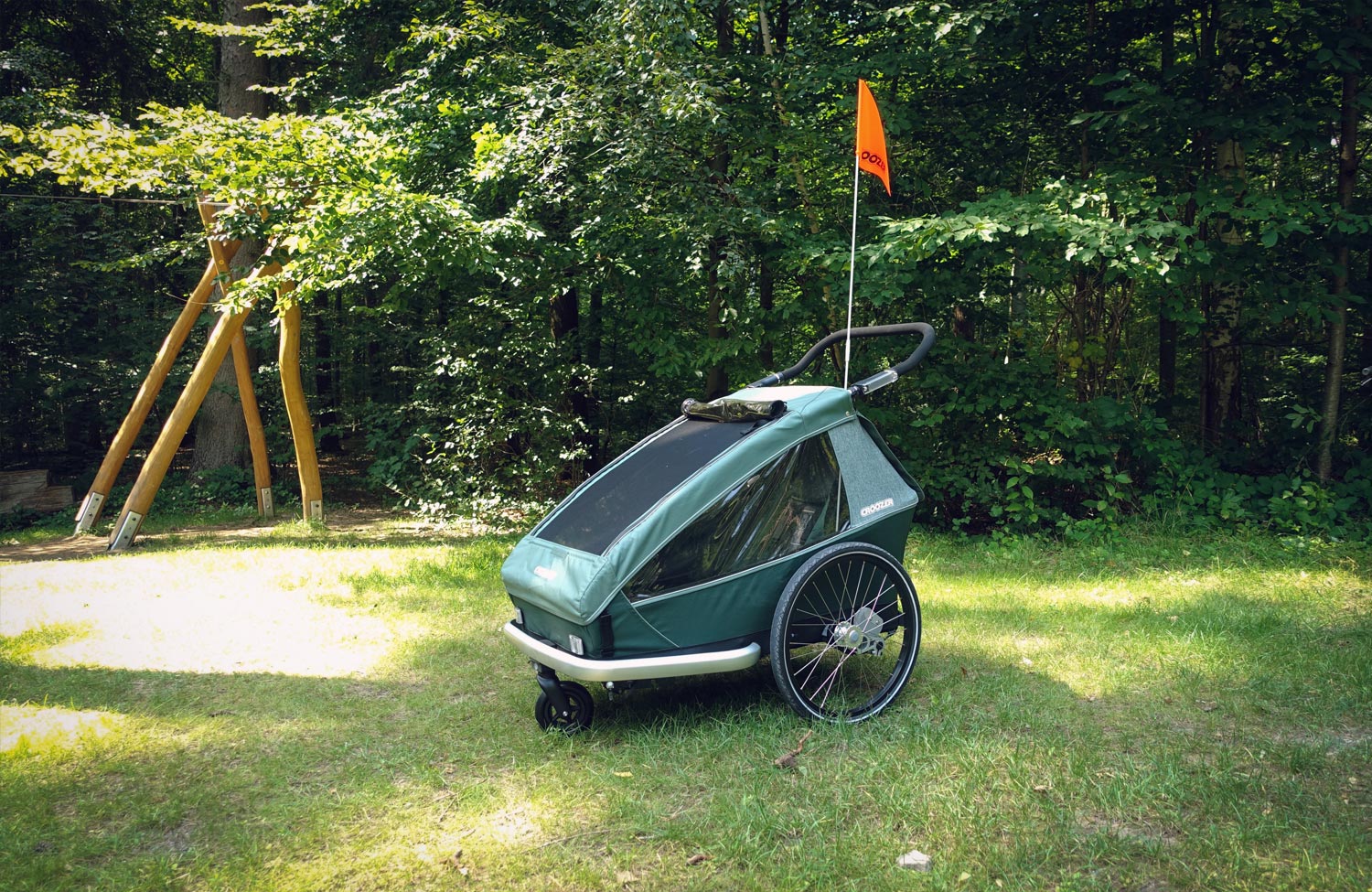 Die erste Saison mit Kinder-Fahrradanhänger: der Croozer Kid Vaaya im Test 13 Croozer Kid Vaaya 2 Test Review Kinderwagen