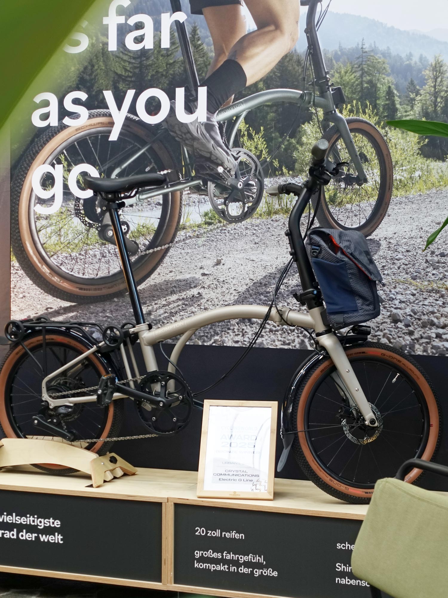 Rundgang: Die Urban Bike Highlights der Cyclingworld Europe 2025 13 Cyclingworld 2025 Urban Bike News Highlights Brompton G line