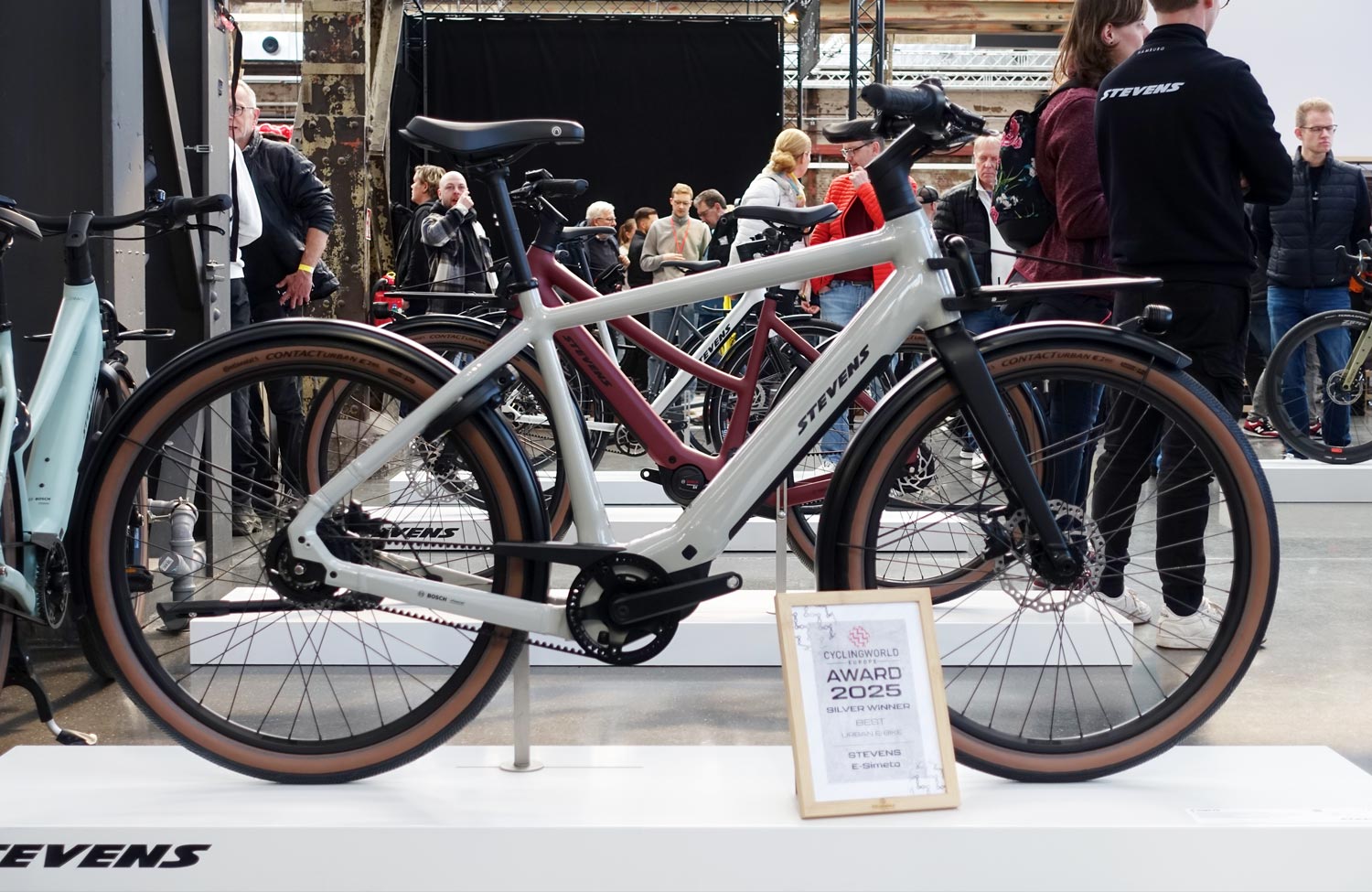 Rundgang: Die Urban Bike Highlights der Cyclingworld Europe 2025 8 Cyclingworld 2025 Urban Bike News Highlights Stevens E Strada