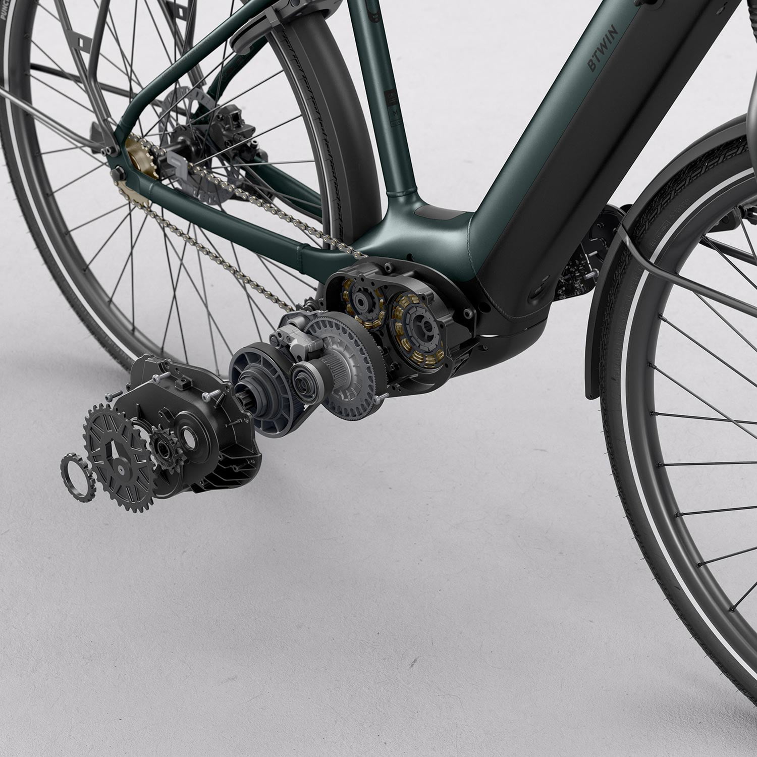 Longtail und Midtail mit innovativem Antrieb – sind das die neuen Lastenräder von Decathlon? 2 decathlon b twin ld 920 e automatic mit automatikgetriebe Owuru