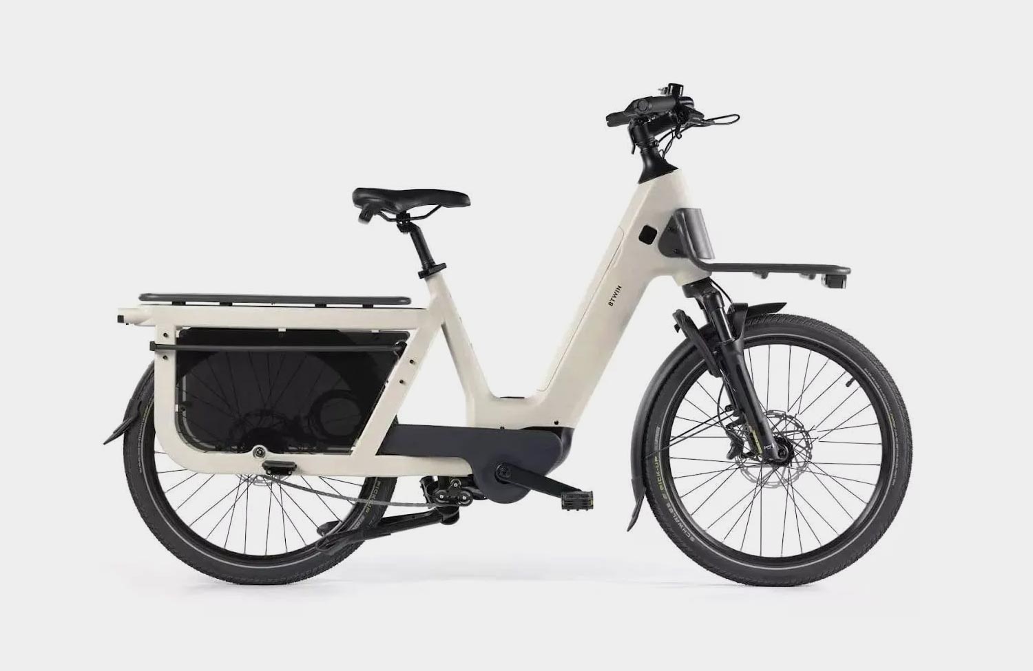 Longtail und Midtail mit innovativem Antrieb – sind das die neuen Lastenräder von Decathlon? 3 Decathlon Midtail Cargobike Lastenrad Owuro Motor Getriebe Einheit