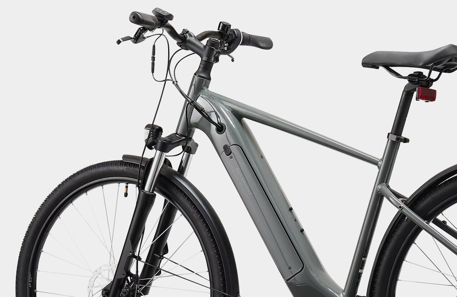 Decathlon Rockrider E-ACTV 100: Was kann man von dem 999 Euro E-Bike erwarten? 2 Decathlon Rockrider E ACTV 100 999 Euro Urban E Bike Battery