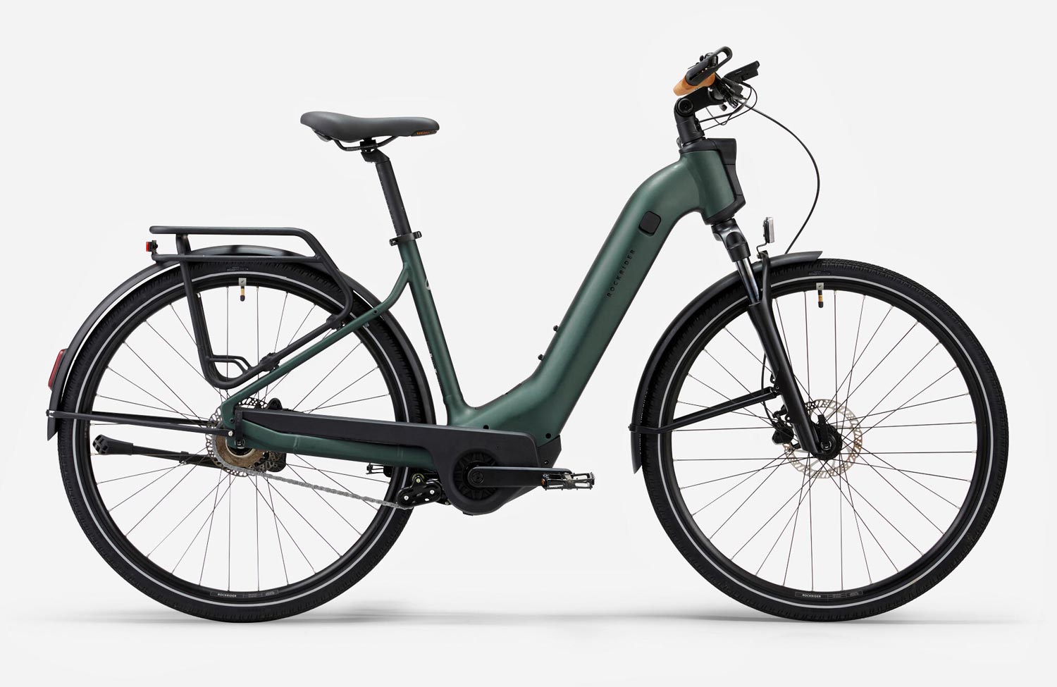 Innovativer Allrounder: Decathlon Rockrider E-ACTV 900 mit Automatikgetriebe 6 Decathlon ROCKRIDER E ACTV 900 LF Automatic E Bike Green