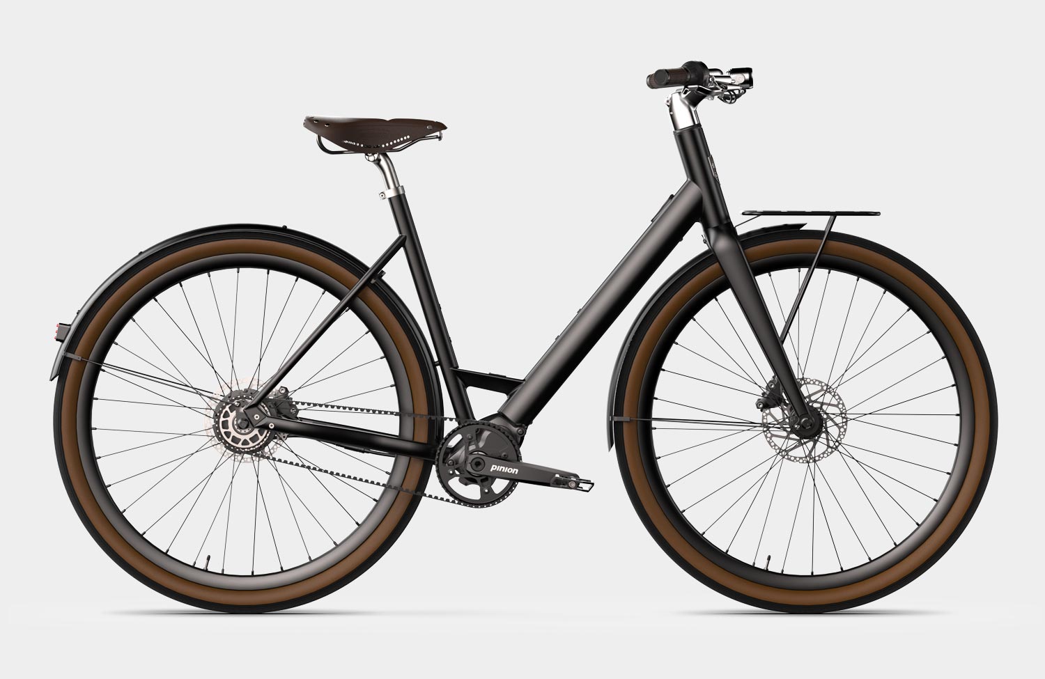 Desiknio Oxytocin: Leichtes Tiefeinsteiger E-Bike mit minimalistischem Design 1 Desiknio Oxytocin Urban E Bike Pinion Black Harmony