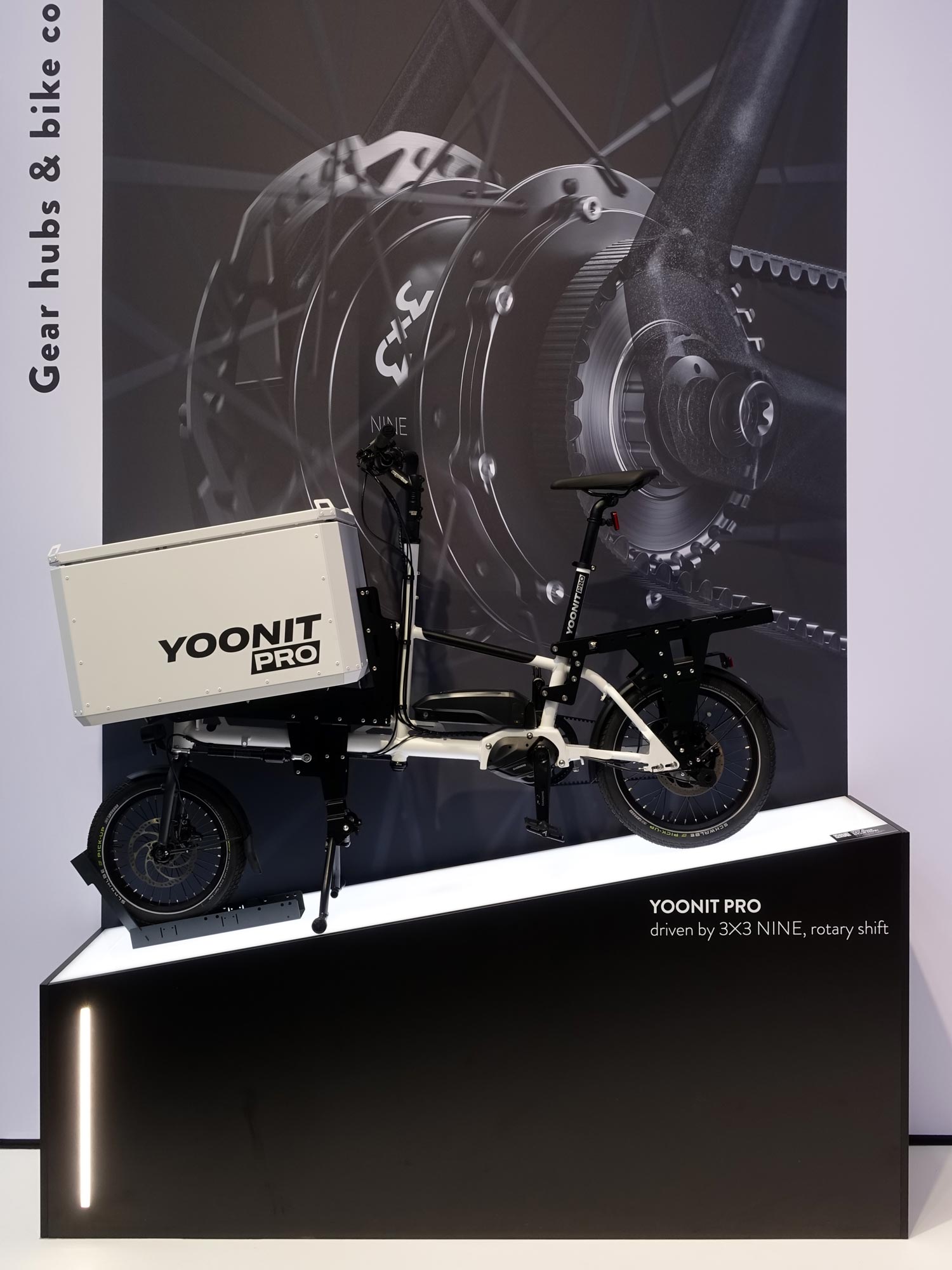Urban Bike Highlights: Die Neuheiten der Eurobike 2024 im Messerundgang 38 Eurobike 2024 3x3 Getriebe Nabenschaltung Muli Pro