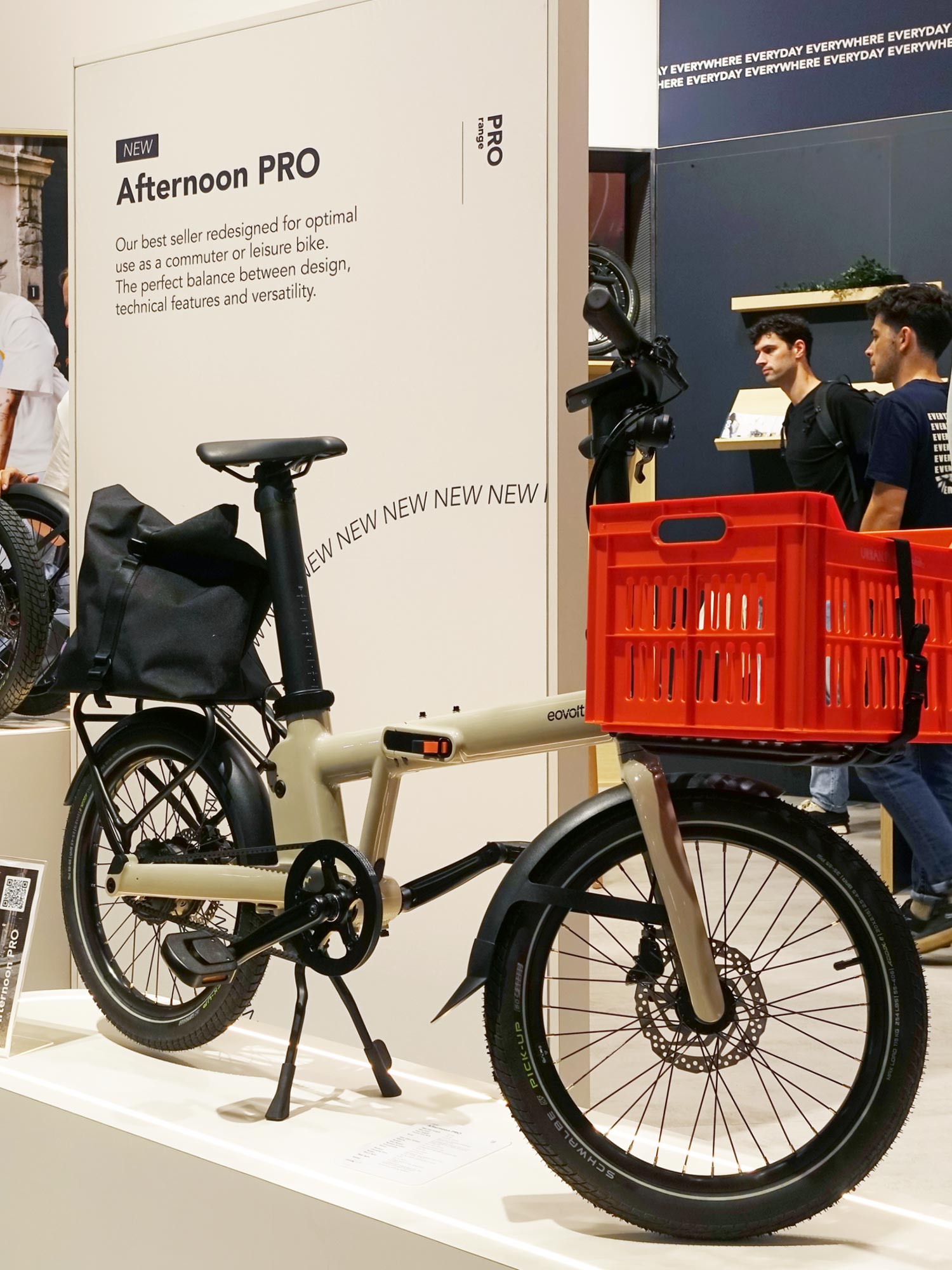 Urban Bike Highlights: Die Neuheiten der Eurobike 2024 im Messerundgang 46 Eurobike 2024 Eovolt Afternoon Pro Conpact Folding Bikes