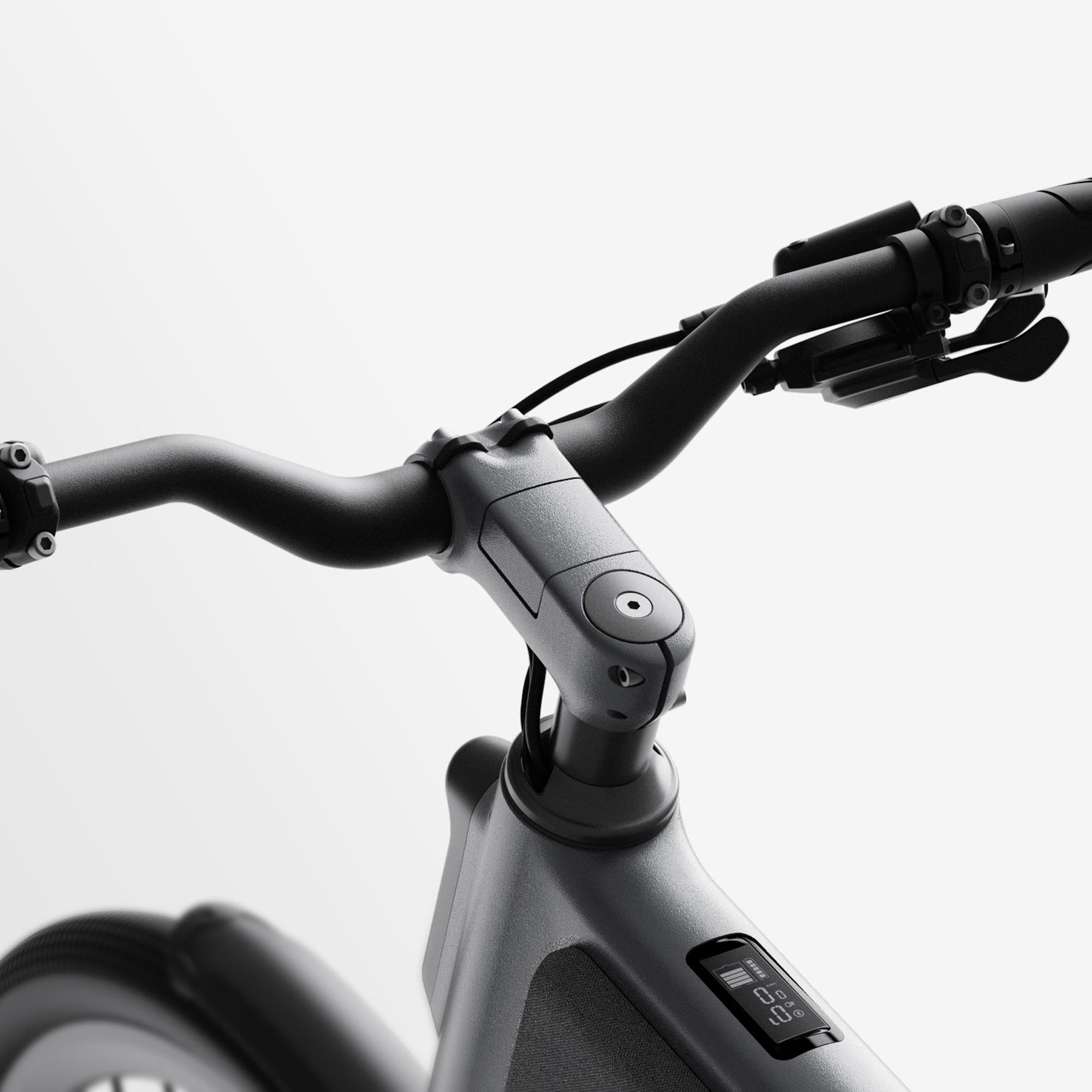 Lemmo One MK2 2024: mit diesem Update wird das Smart Bike noch besser! 5 Lemmo One MKII V2 Smart Bike 2024 Smartphone Stem 1