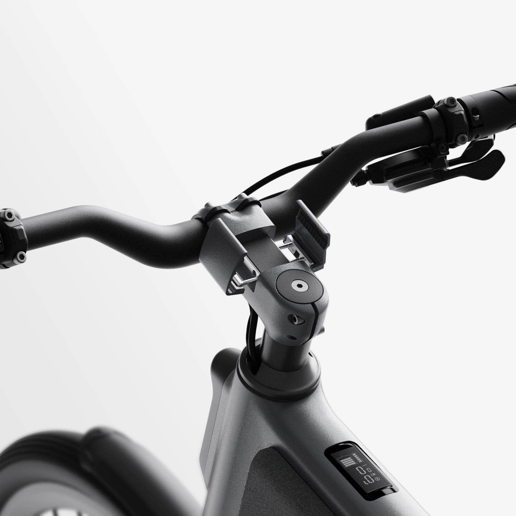 Lemmo One MK2 2024: mit diesem Update wird das Smart Bike noch besser! 6 Lemmo One MKII V2 Smart Bike 2024 Smartphone Stem 2