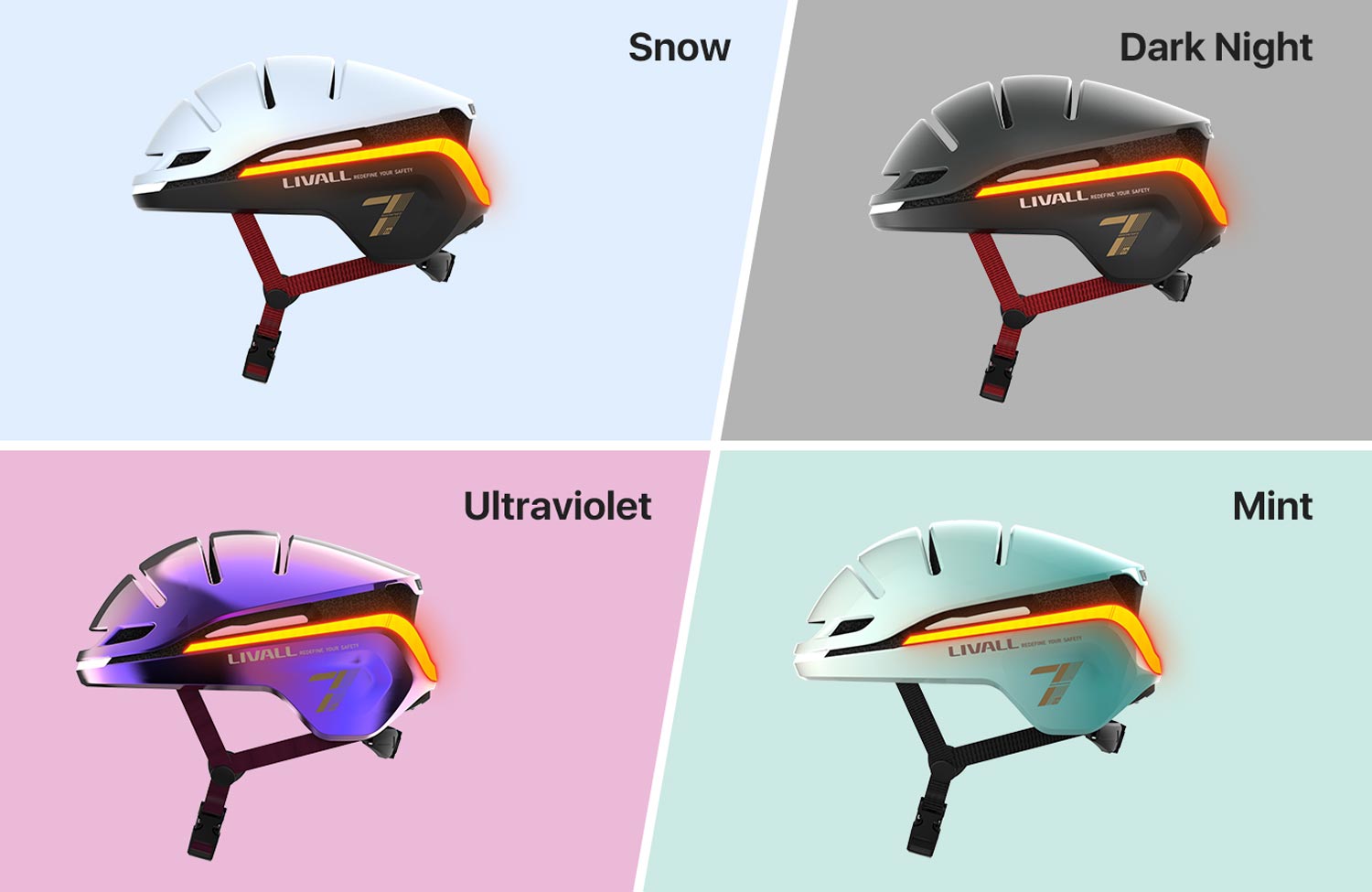 LIVALL EVO21: smarter Fahrradhelm mit innovativen Sicherheits-Features 4 Livall EVO21 Colors