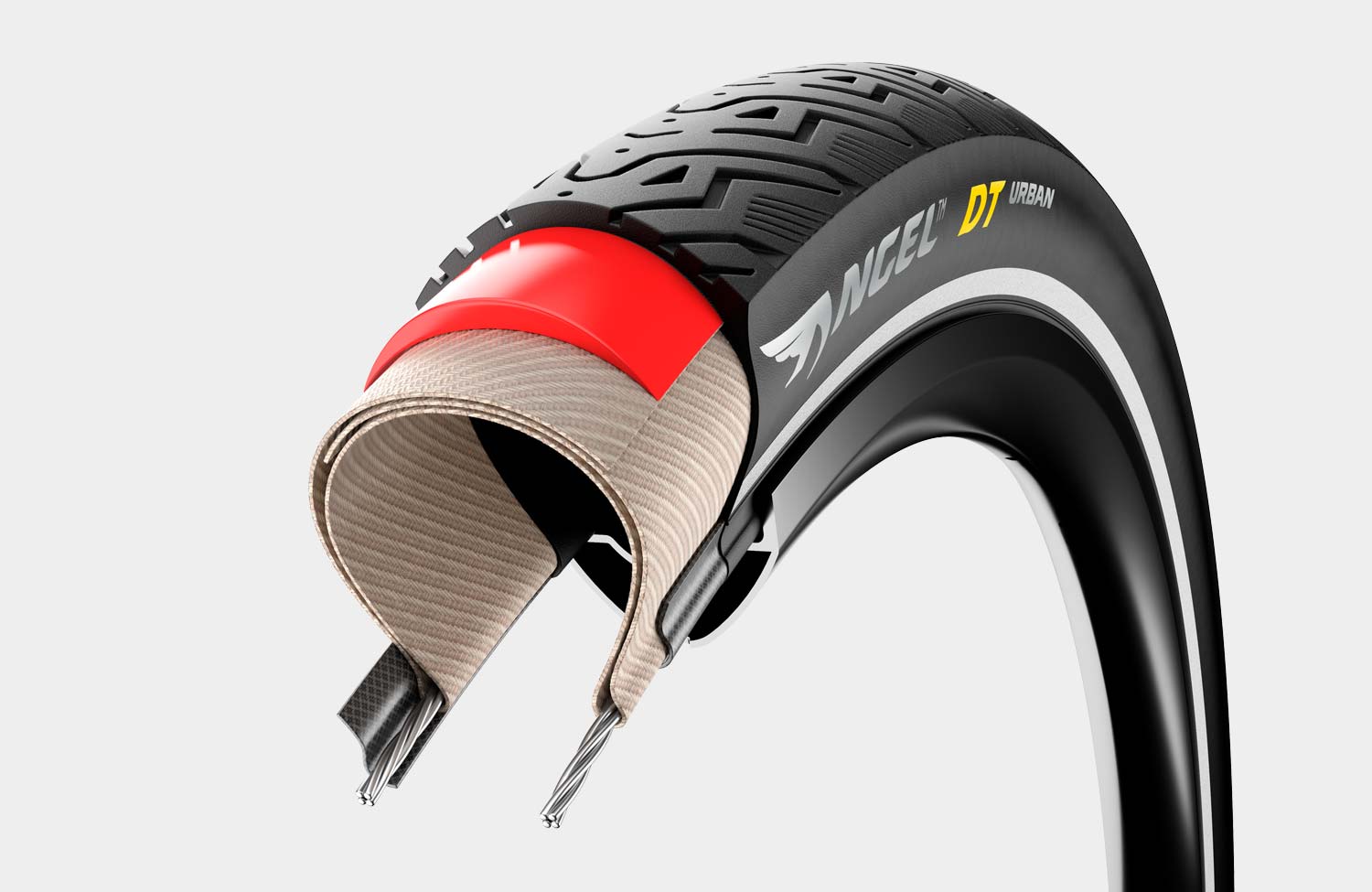 Pirelli Angell Urban: neue Reifen, speziell für den urbanen Einsatz 4 PIRELLI Angel DT Urban E Bike Reifen 2022 Detail