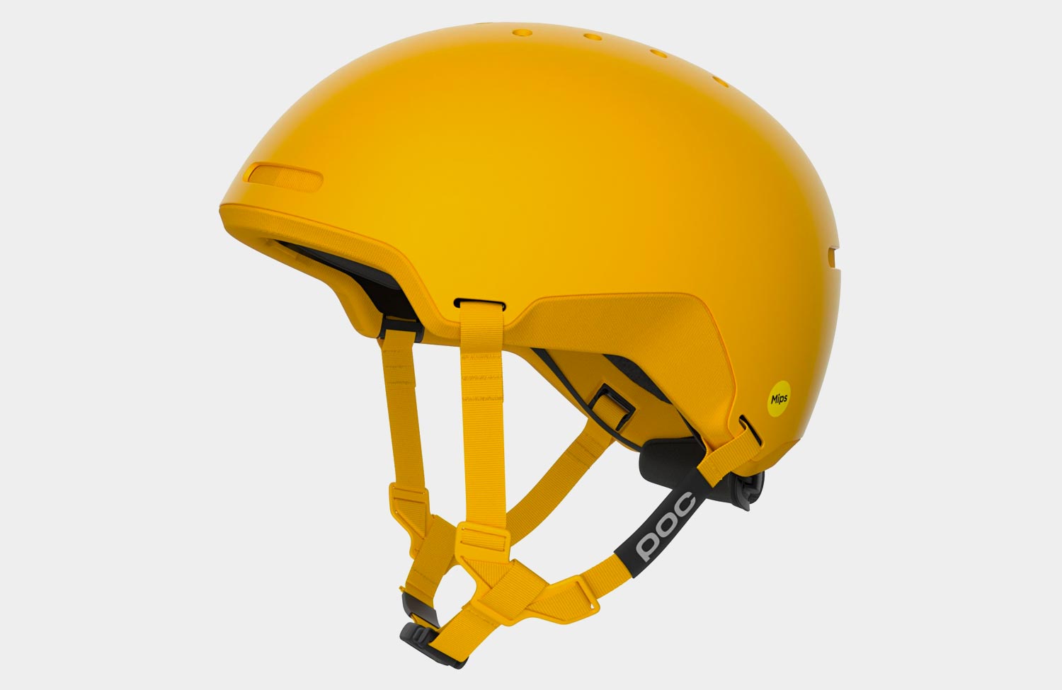 POC Calyx, ein dreifach zertifizierter Helm zum Skifahren, Bergsteigen und Radfahren 1 POC Calyx Carbon Modular Bike Snow Hiking Helmet Sulphite Yellow Matt