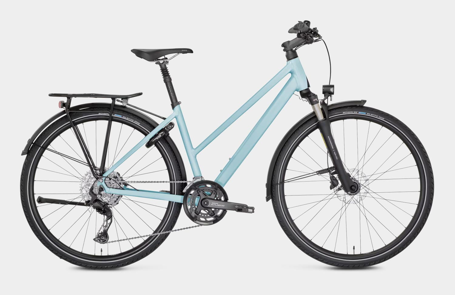 Rose Black Lava TR: das attraktive Allroundbike gibt es jetzt auch mit komfortabler Federung! 1 Rose Black Lava TR 1 MidStep Urban Trekking Bike