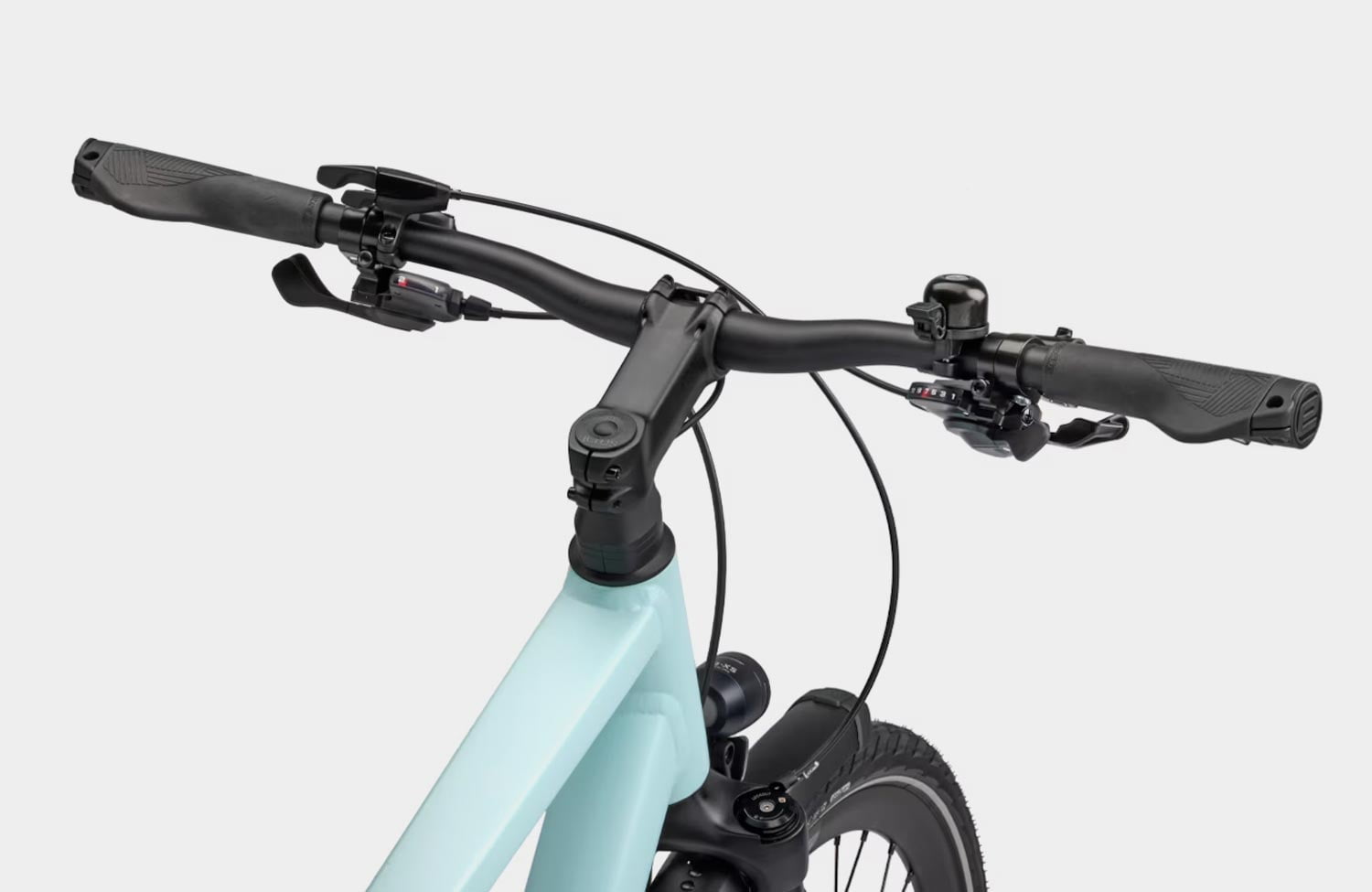 Rose Black Lava TR: das attraktive Allroundbike gibt es jetzt auch mit komfortabler Federung! 4 Rose Black Lava TR 2 Cockpit