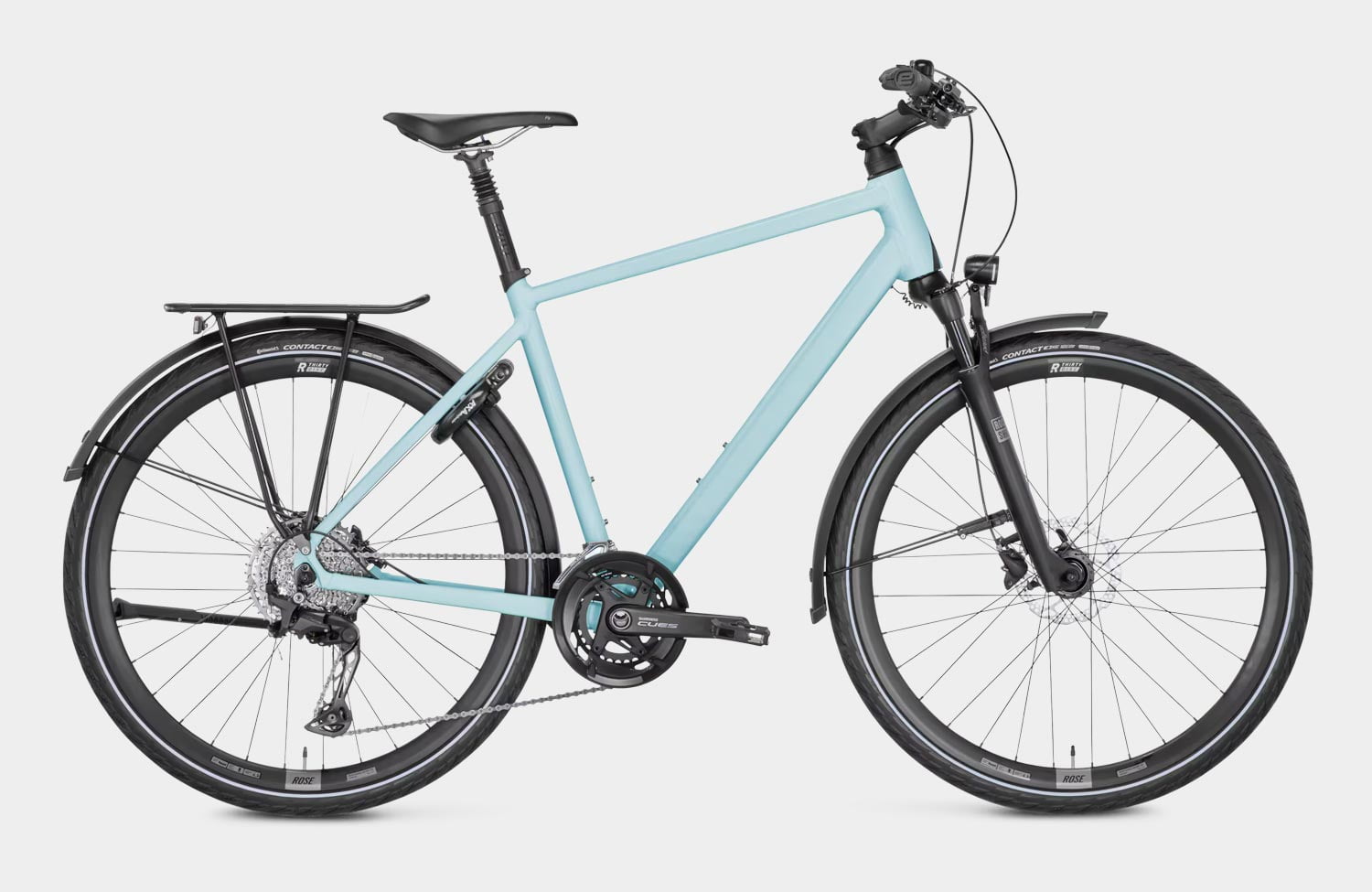 Rose Black Lava TR: das attraktive Allroundbike gibt es jetzt auch mit komfortabler Federung! 3 Rose Black Lava TR 2 HighStep Urban Trekking Bike