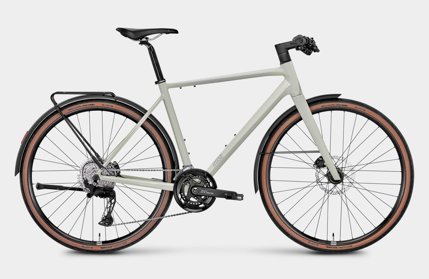 Sportliche Bikes mit Alltagsausstattung: das Rose Sneak ist jetzt auch als EQ-Variante erhältlich 4 Rose Sneak EQ 1 HighStep Sporty Commuter Bike Chalk