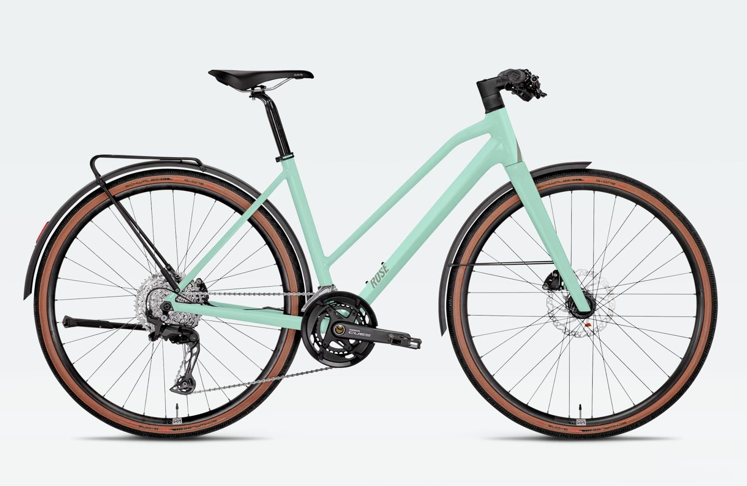 Damenwahl: die 10 schönsten Fahrräder und E-Bikes mit tiefem Einstieg 6 Rose Sneak EQ MidStep Urban Bike Damenrad Design 2024