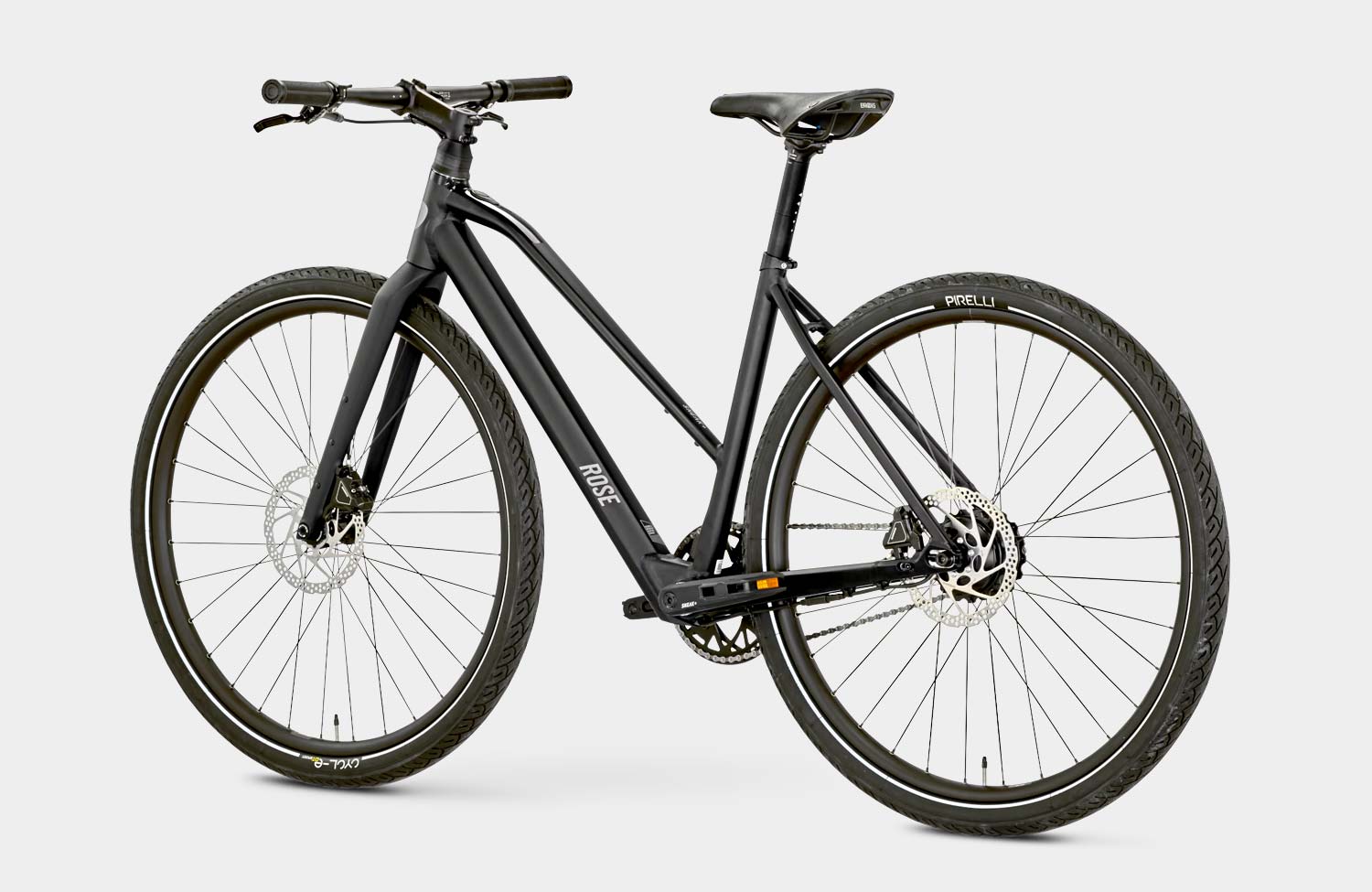 Rose Sneak Plus MidStep: das Singlespeed-Bike ist nun auch mit Komfortrahmen zu haben! 6 Rose Sneak Plus MidStep Singlespeed E Bike 2023 Black