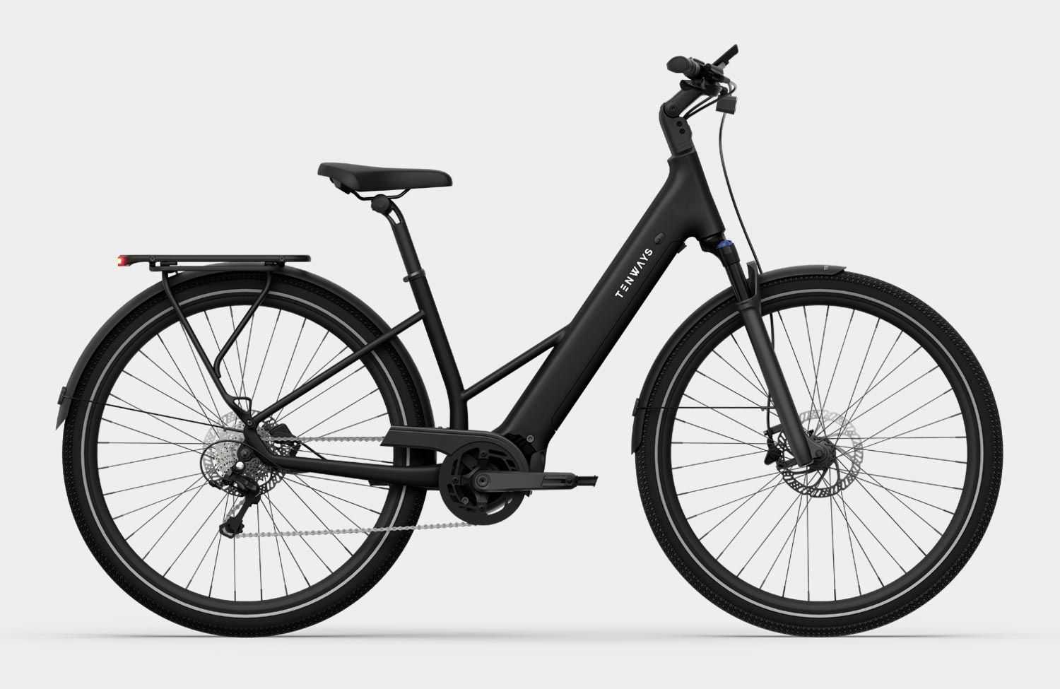 Tenways AGO Air: Frischer Wind für die beliebte Mittelmotor-Klasse 4 Tenways AGO Air Urban E Bike Black