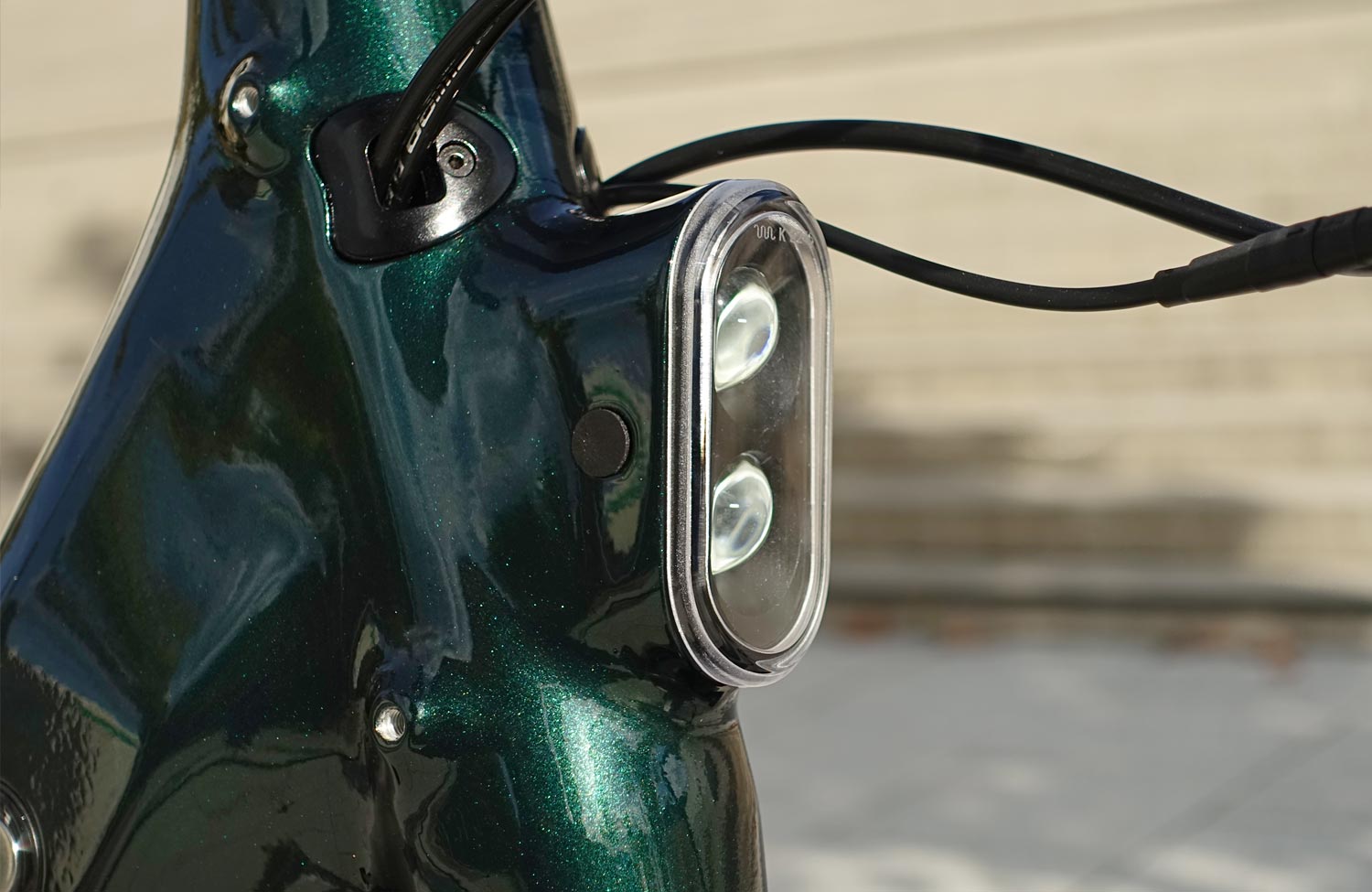 Das Tenways AGO T im Test: ein komfortables E-Bike zum fairen Preis! 3 Tenways AGO T Review Test Urban E Bike Headlight