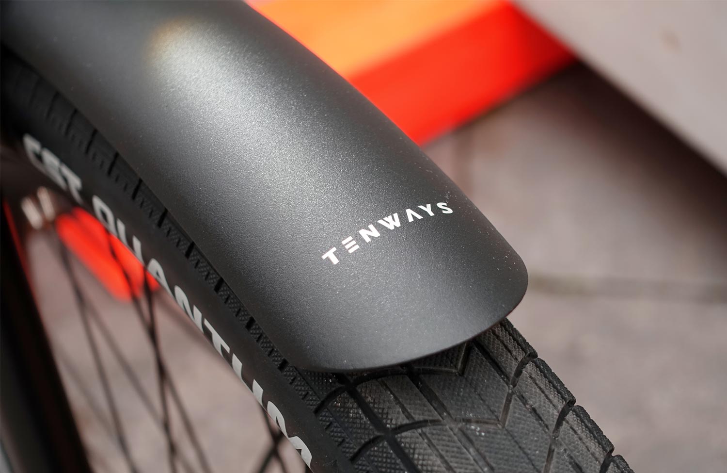 Tenways CGO 009 in the test: the new smart bike with GPS tracking, boost button and a new motor 13 Tenways CGO 009 Test Review Urban Smart Bike Schutzblech