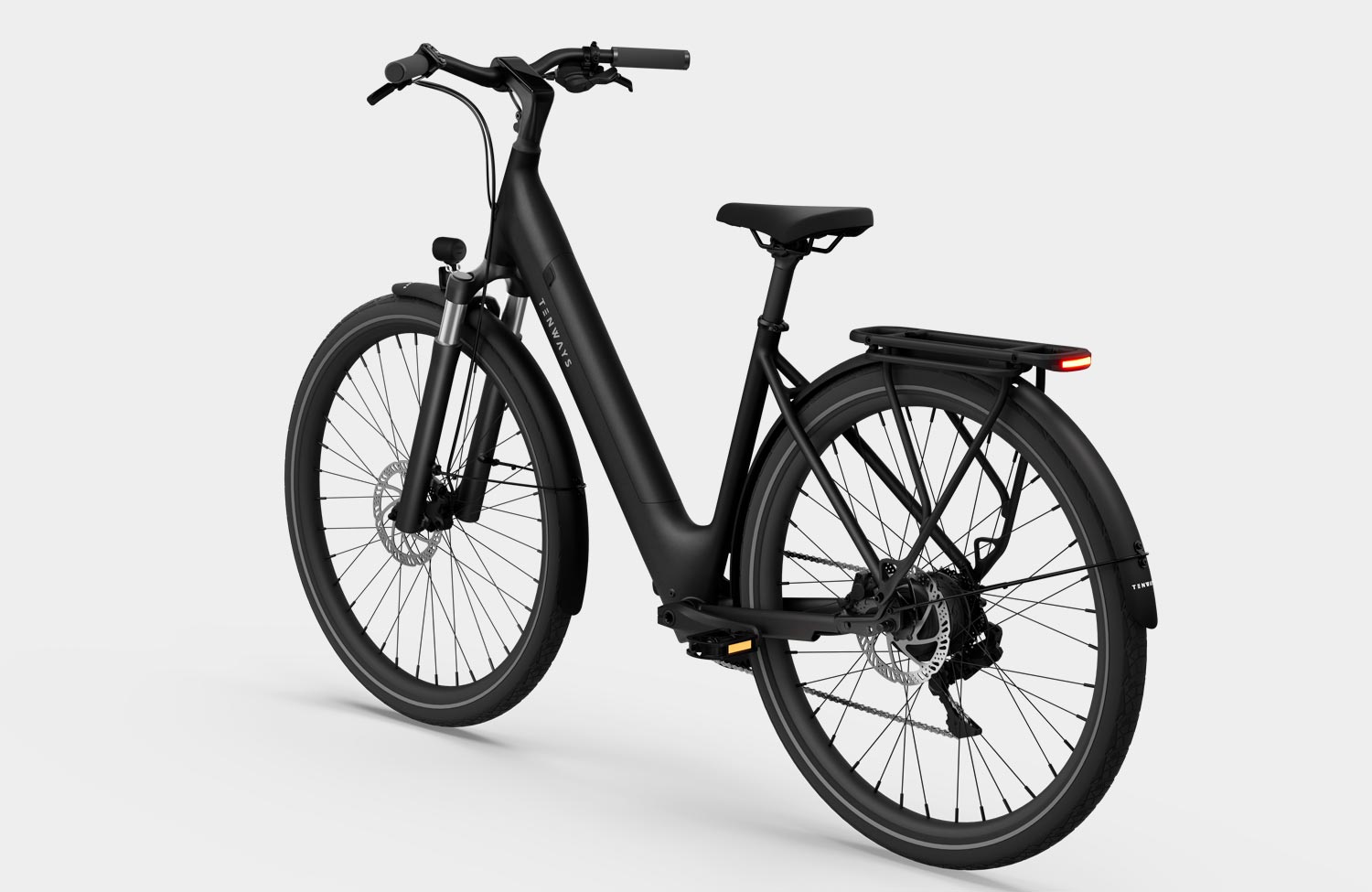 Komfort, Style und ein verlockender Preis: das neue Tenways CGO 800 Plus 4 Tenways CGO 800 Plus Urban E Bike Black