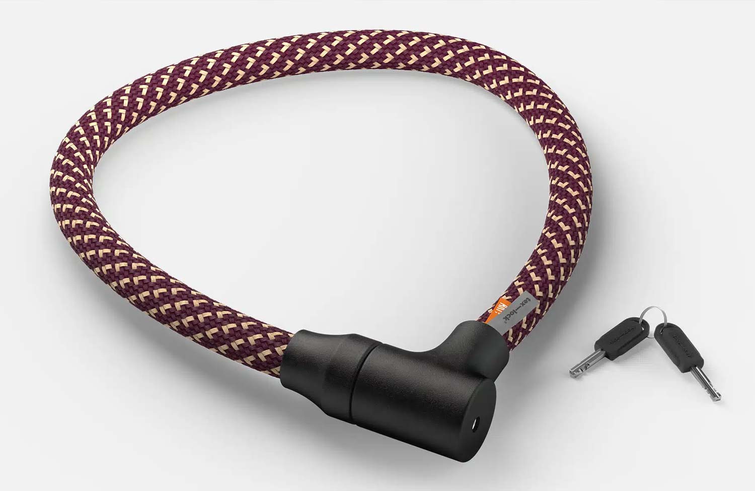 Chateau Red: Die textilen Fahrradschlösser von tex-lock in einer neuen Farbvariante 3 tex lock chateau red textiles fahrradschloss orbit 2023