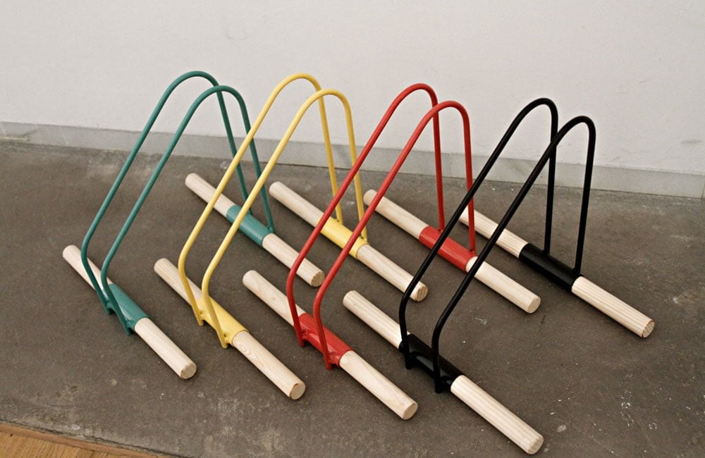 Farbenfroher Fahrradständer: WAO Bike Stand