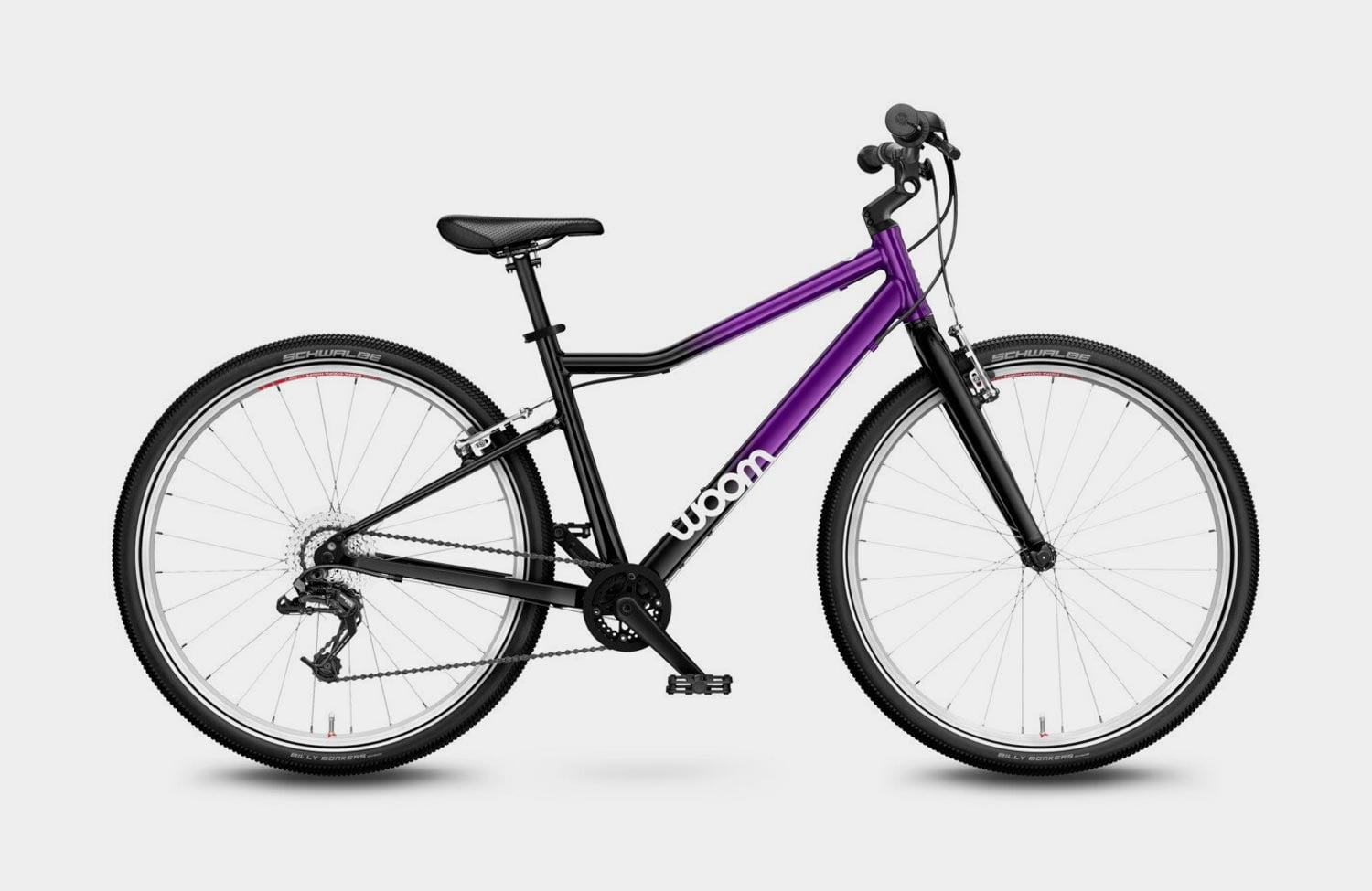 Farbenfrohe Kinderbikes: das ist die neue Woom Limited Color Edition 5 Woom 6 Limited Color Edition Schwarz Lila