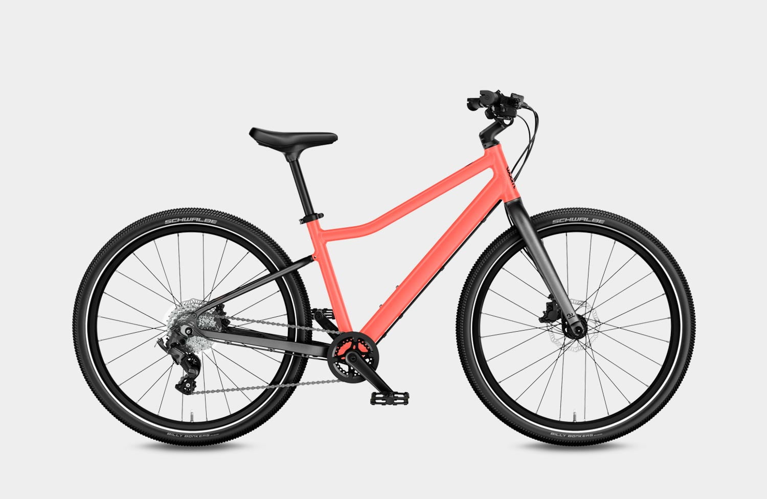 Woom Explore: die neuen Bikes speziell für größere Kinder und Jugendliche 4 Woom Explore 5 Neon Koralle Kids Adventure Kinderfahrrad